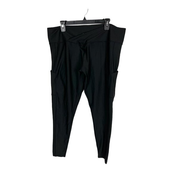 Obsession black leggings with side pockets - Picture 1 of 7